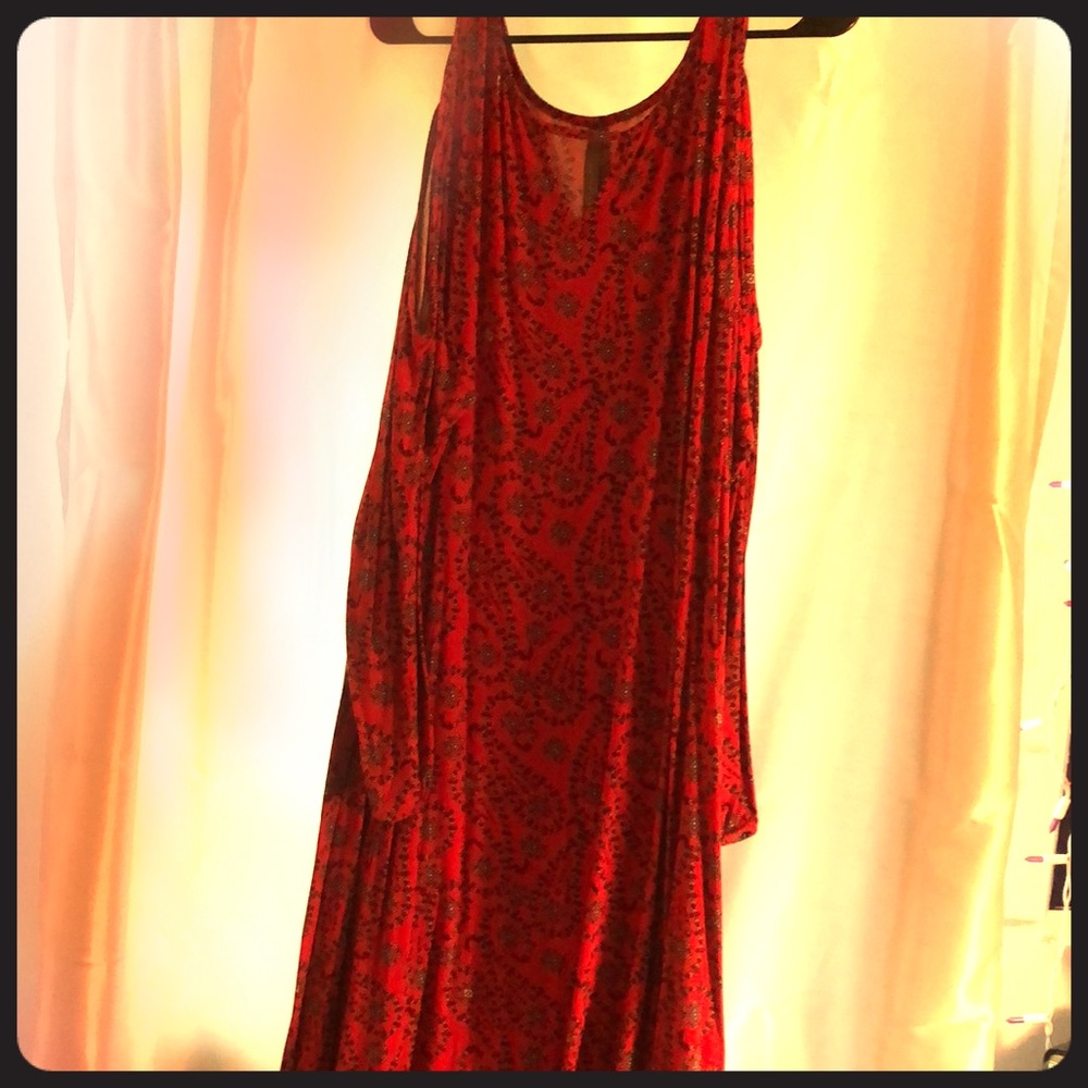 Cold shoulder summer dress